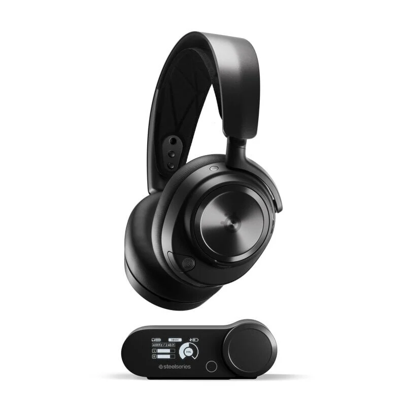 Belaidės žaidimų ausinės Steelseries Arctis Nova Pro X, juodos