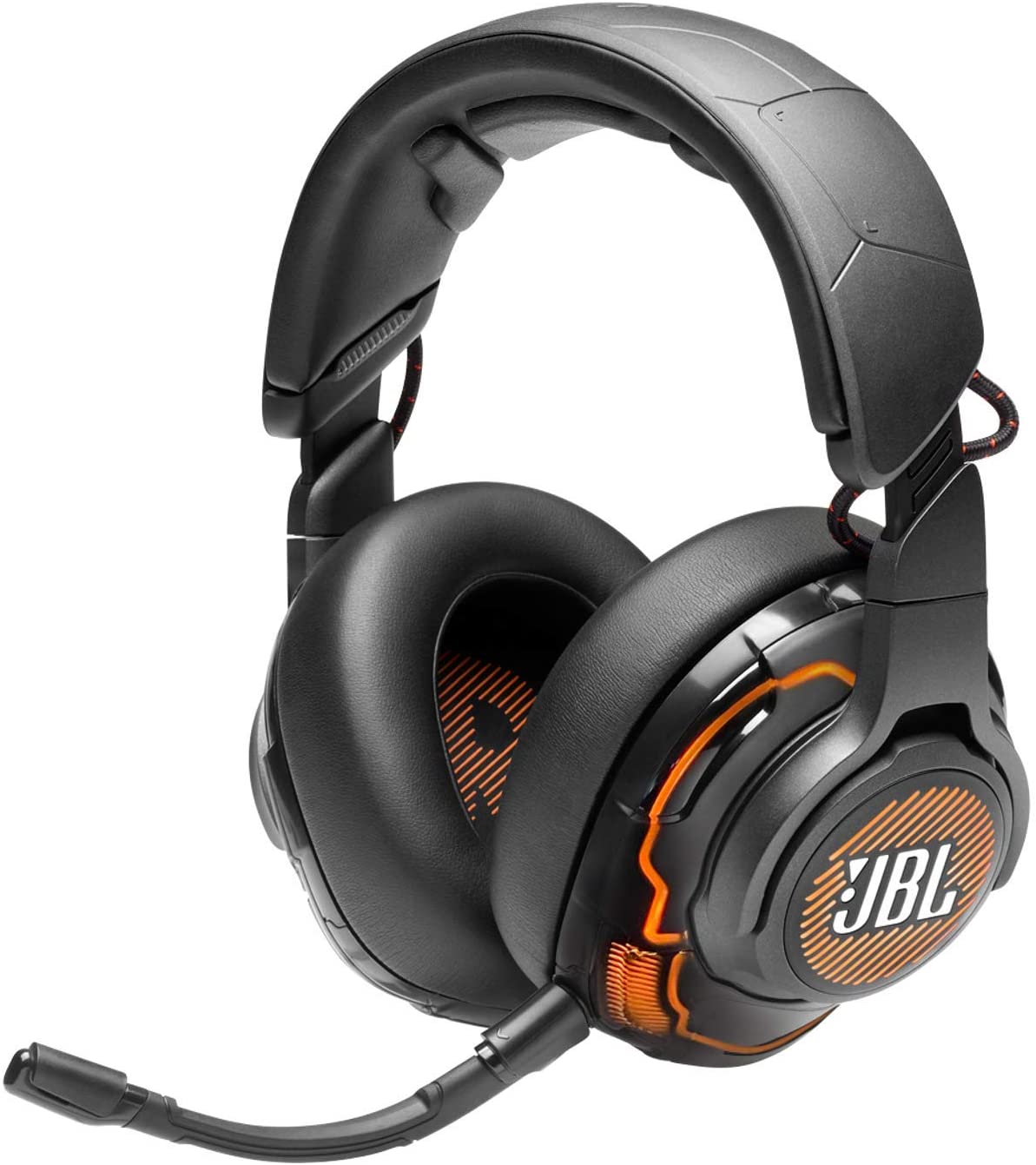 Ausinės JBL Quantum ONE, laidinės, su mikrofonu, juodos