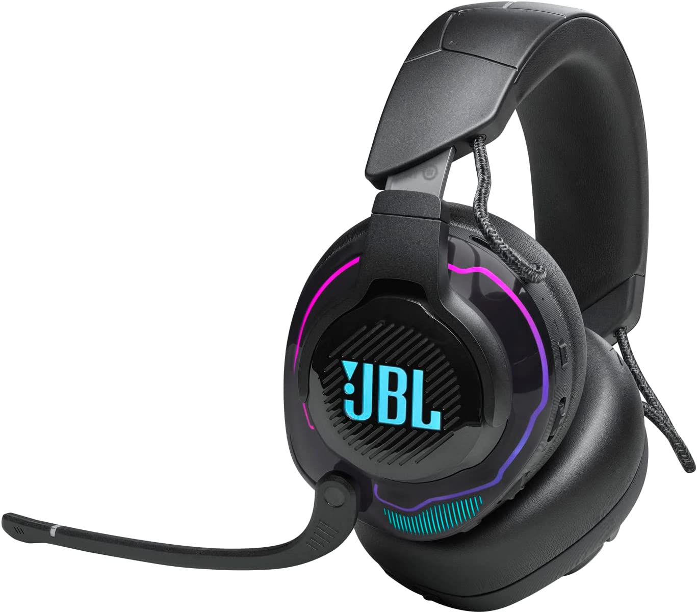 JBL Quantum 910, JBLQ910WLBLK, belaidės žaidimų ausinės, juodos spalvos