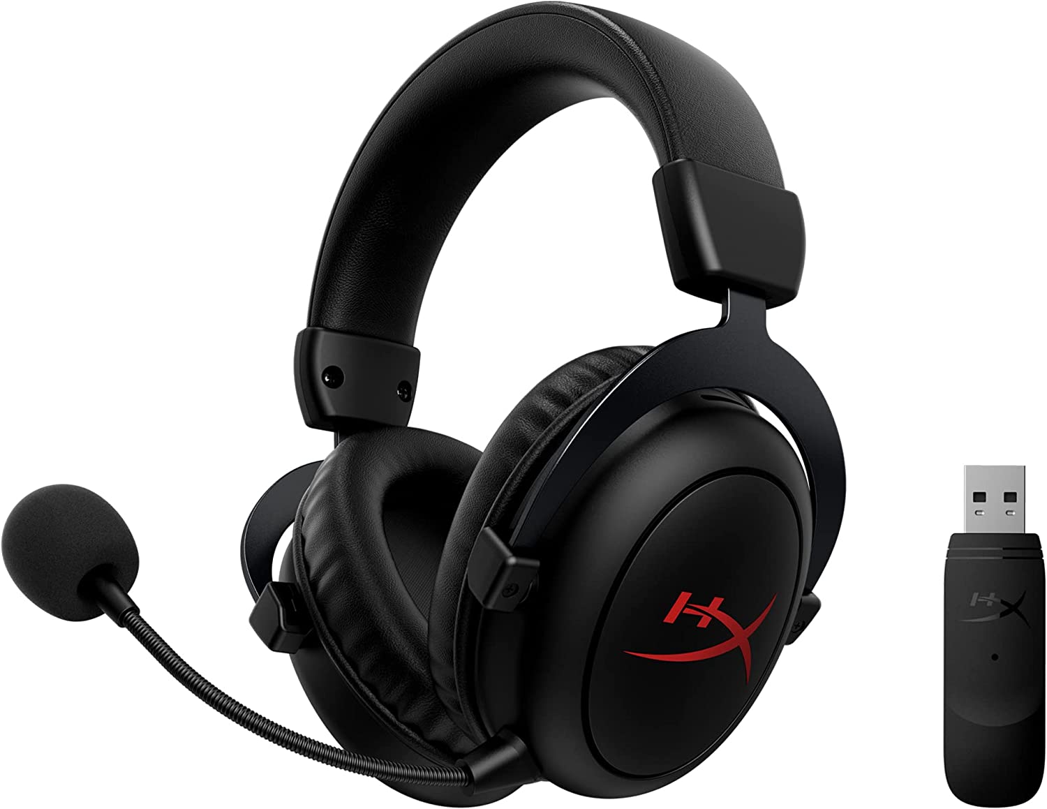 Žaidimų ausinės HyperX Cloud Core Wireless, juodos, 4P5D5AA