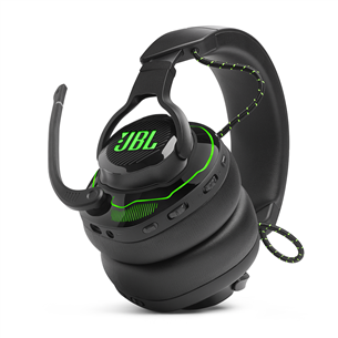 Belaidės ausinės JBL Quantum 910X Console, JBLQ910XWLBLKGRN