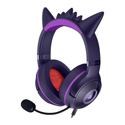Razer Headset | Kraken Kitty V2 | Wired | Over-ear | Microphone | Noise canceling | Gengar Edition|RZ04-04730300-R3M1