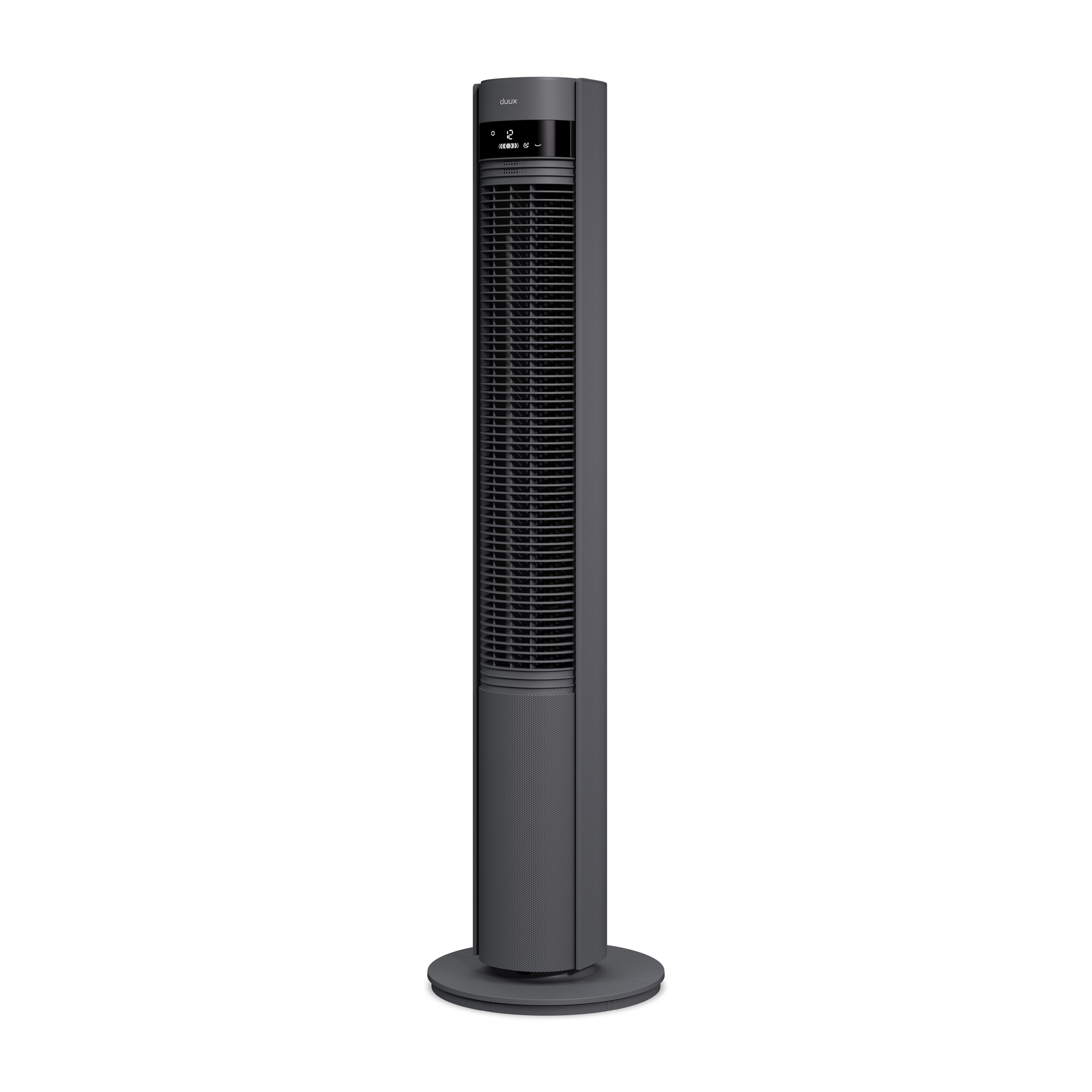 Ventiliatorius Duux Elevate, bokštinis ventiliatorius, pilkas, skersmuo 29 cm, greičių skaičius 12, sukinėjimas, 4-40 W