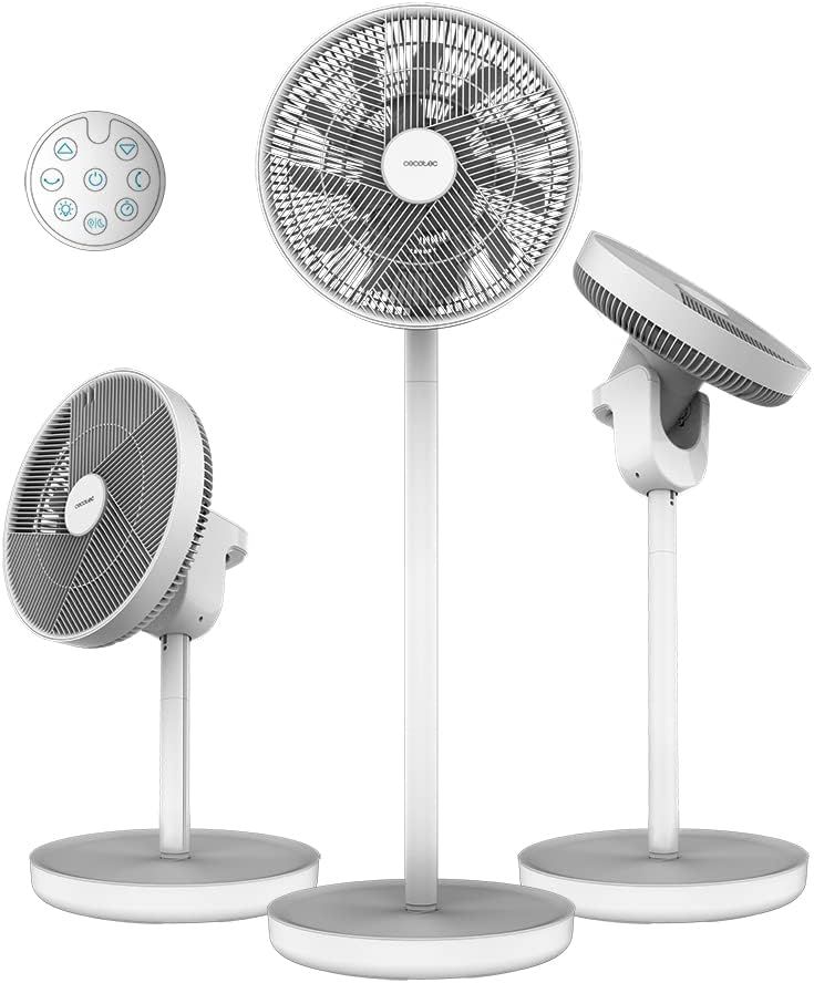 Ventiliatorius Cecotec EnergySilence 2600 Sunflower, nešiojamas, su baterija, 33 cm skersmens, 12 greičių, su oscilacija, 22 W, su nuotolinio valdymo pultu