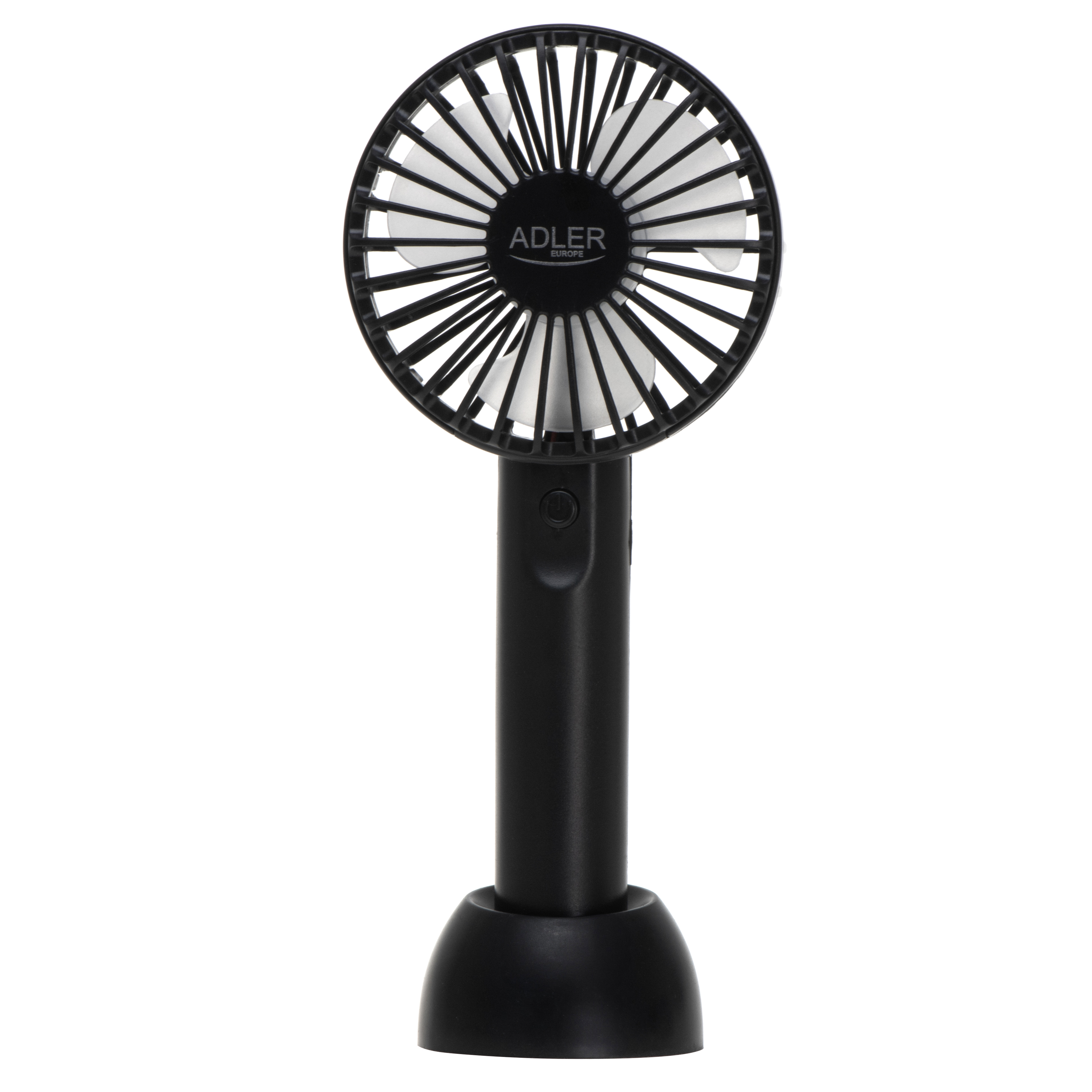 Ventiliatorius Adler AD 7338, mini USB, 3 greičiai, juodas