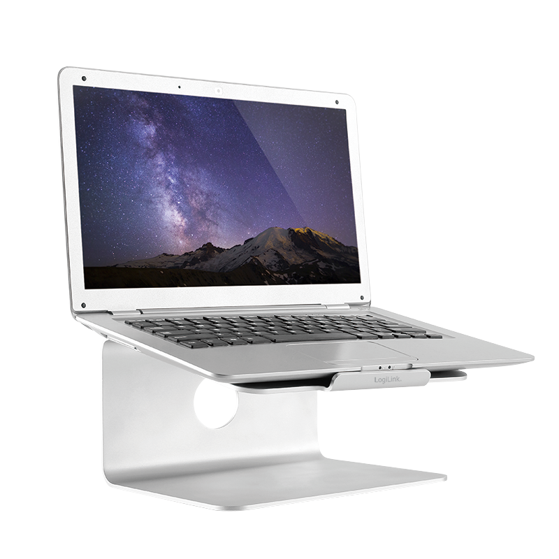 Logilink | AA0104 | 17 " | Notebook Stand | Suitable for the MacBook series and most 11“-17“ laptops | Aluminium