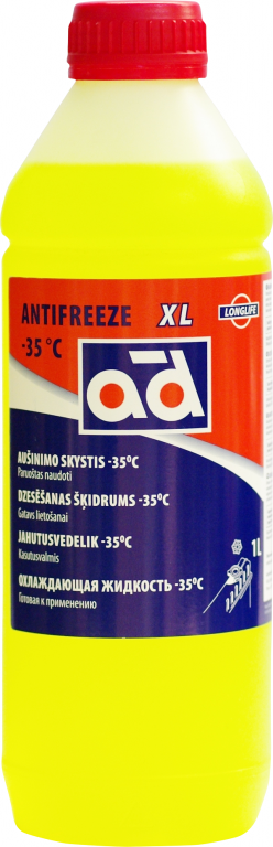 Aušinimo skystis AD -35C XL YELLOW 1L