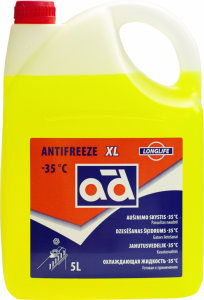 Aušinimo skystis AD -35C XL YELLOW 5L