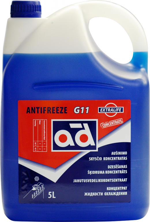Aušinimo skystis AD  G11 BLUE 5L (Koncentratas)
