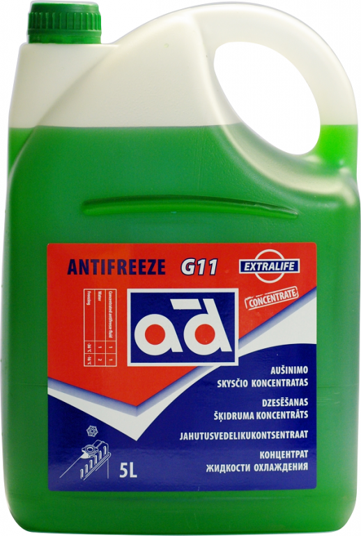 Aušinimo skystis AD G11 GREEN 5L (Koncentratas)