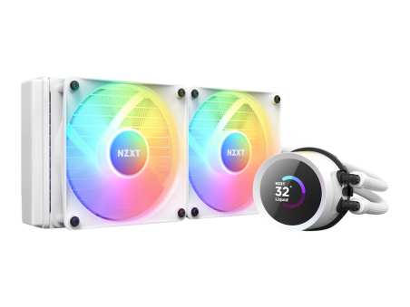 NZXT water cooling Kraken 240 RGB LCD|RL-KR240-W1