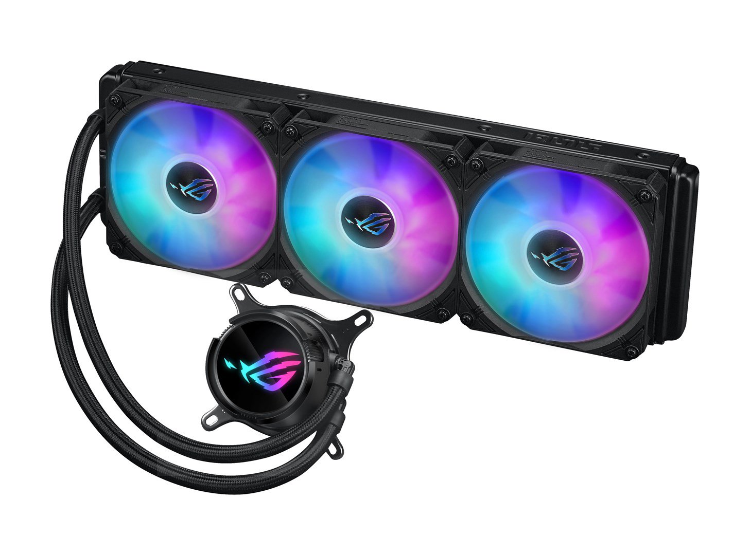 ASUS ROG Strix LC III 360 ARGB Procesorius Aušinimo skysčiu rinkinys 12 cm Juoda