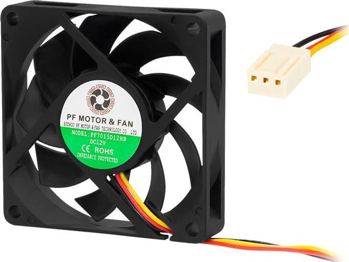 Fan Blow 70x15mm 12V ball