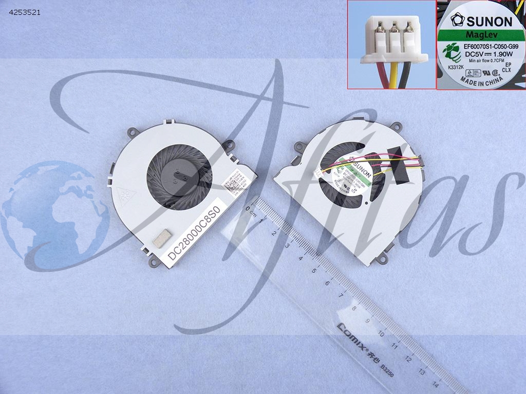 Aušintuvas Dell Inspiron 15R 3521 3721 5521 17R 5721