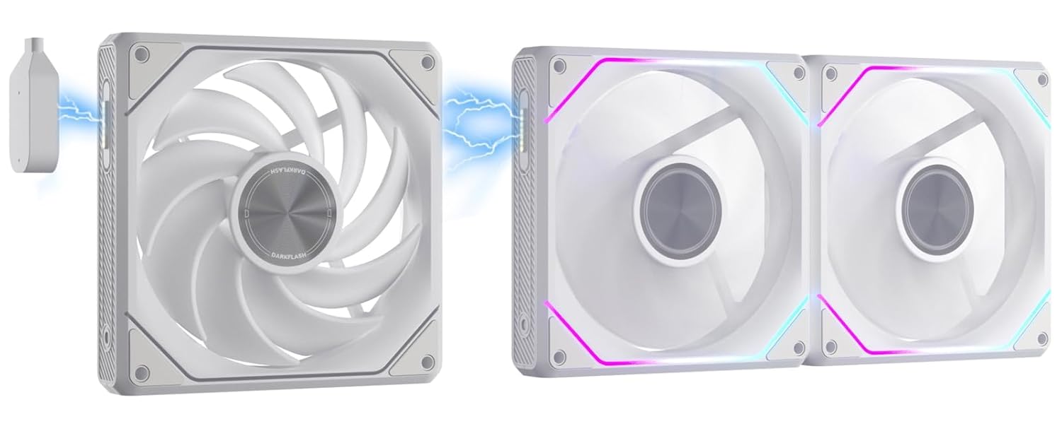 Darkflash G16 Magnetiniai Ventiliatoriai (FAN) - 3 PACK