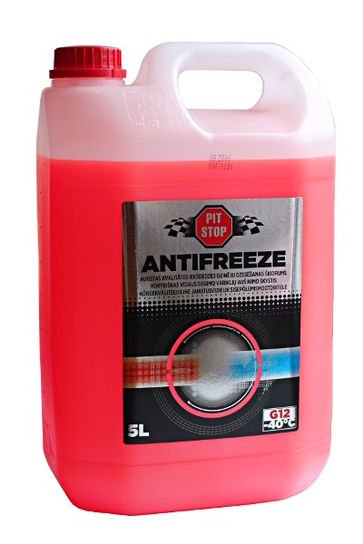 Antifrizas -40°C raudonas G12 5 l Premium PitStop