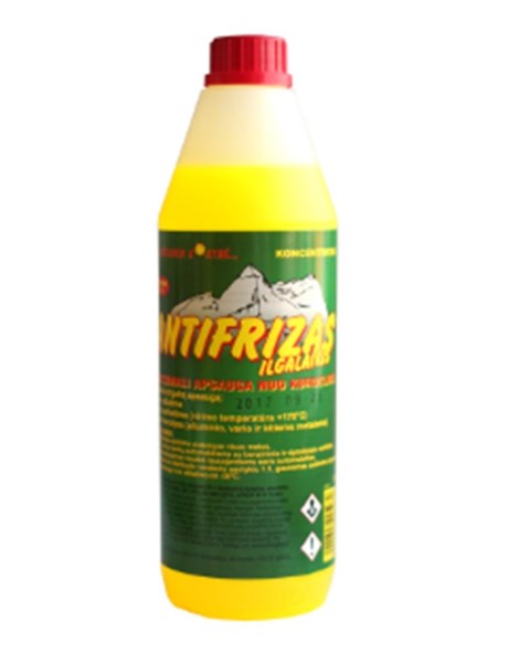 Antifrizas -36°C geltonas G11 1 l Premium PitStop