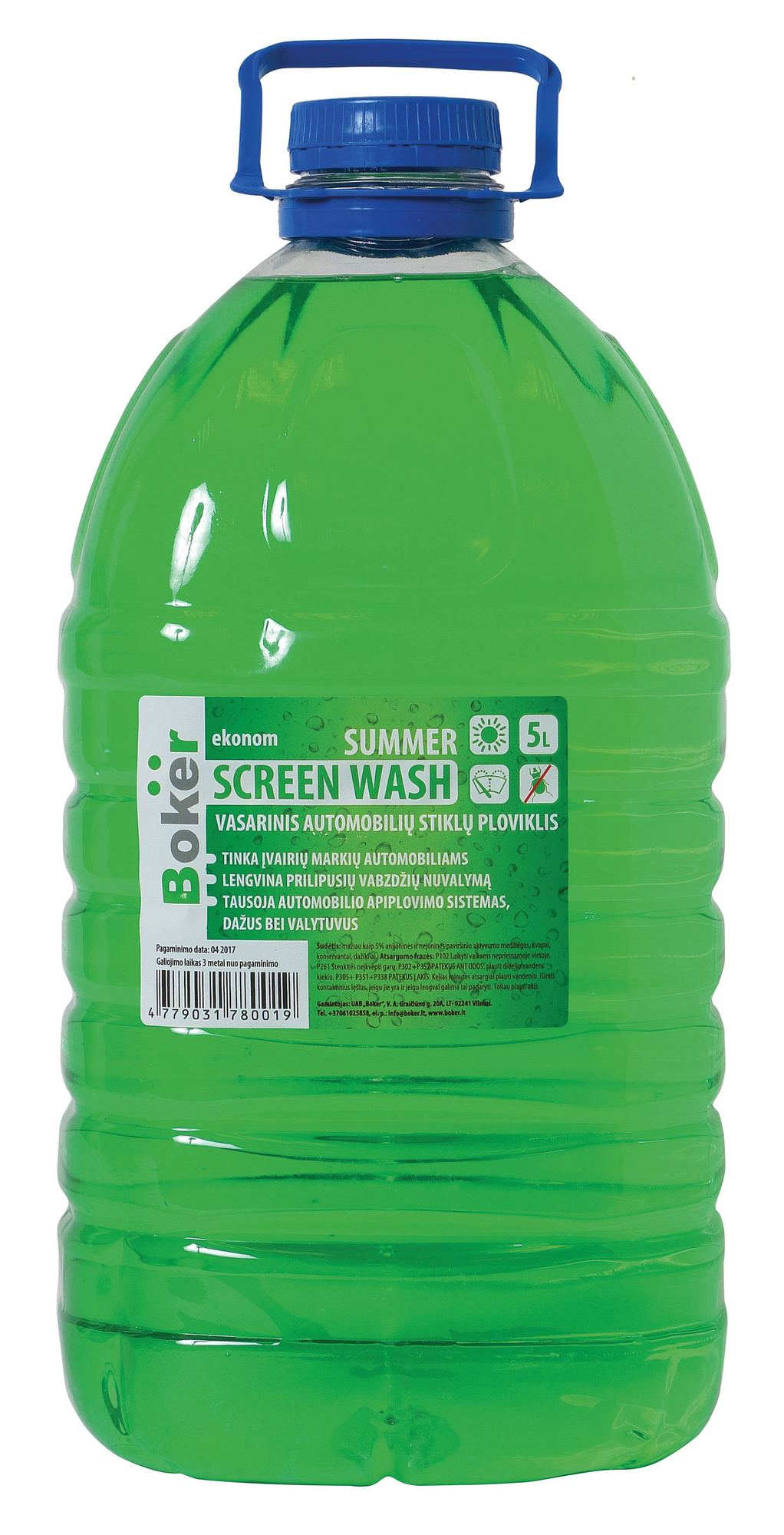 Vasarinis langų plovimo skystis BOKER, 5 l