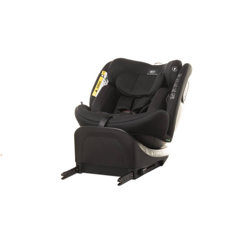 Automobilinė kėdutė Enzo-Fix 40-150 cm, juoda