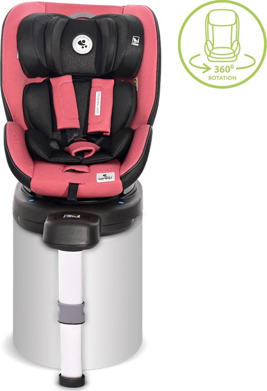 Automobilinė kėdutė Lorelli Proxima, 0-18kg, raudona ir juoda