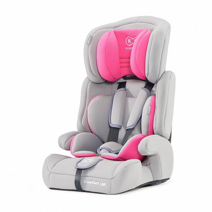 Automobilinė kėdutė Kinderkraft COMFORT UP 1-2-3 (9-36 kg; 9 mėnesių-12 metų) Rožinė