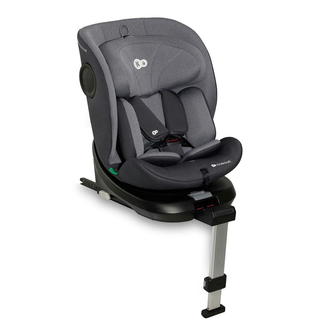 KinderKraft automobilinė kėdutė I-360 i-Size 40–150 cm Pilka