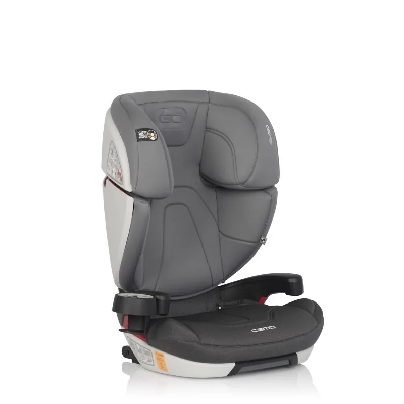 Automobilinė kėdutė Easy Go Camo 2022 isofix 15-36 kg. Pearl