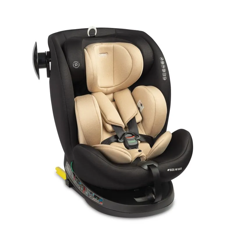 Autokėdutė Caretero Commo I-size 0-36 kg. 360., Beige