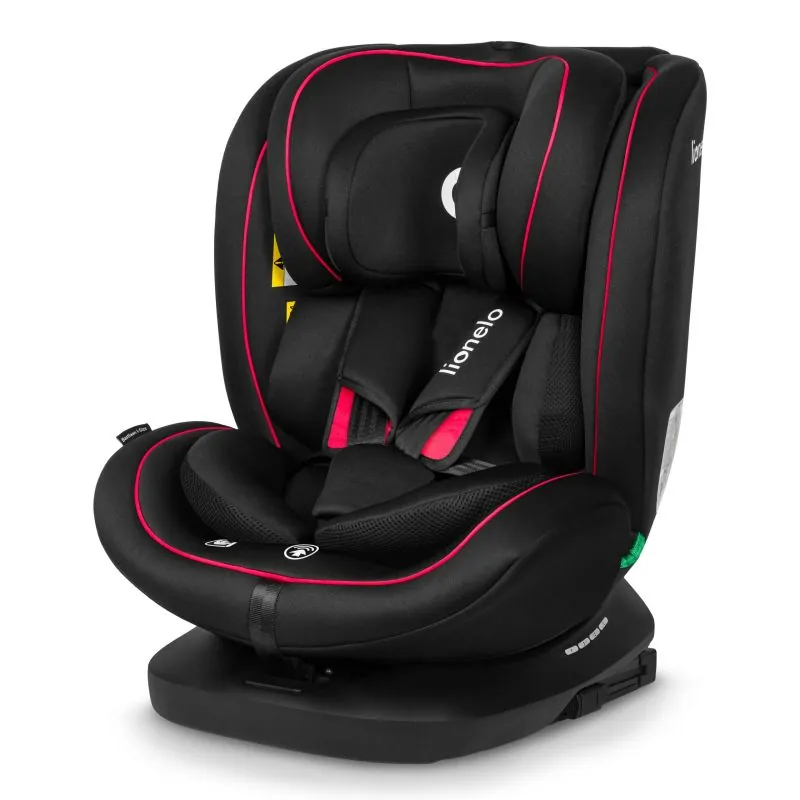 Autokėdutė Lionelo Bastiaan I-size 0-36 kg. 360., Black red