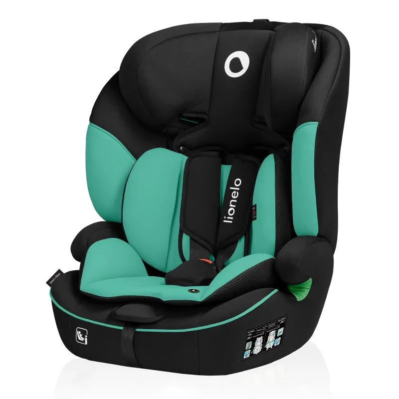 Autokėdutė Lionelo Levi I-size 9-36 kg, Green emerald