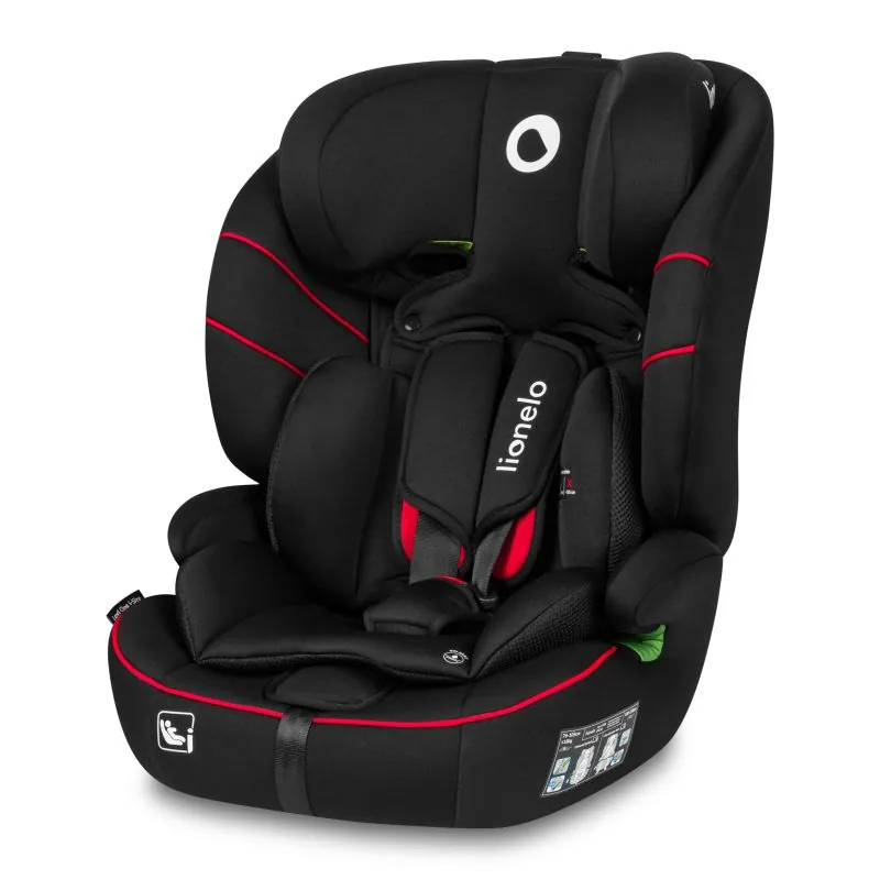 Autokėdutė Lionelo Levi I-size 9-36 kg, Sporty black