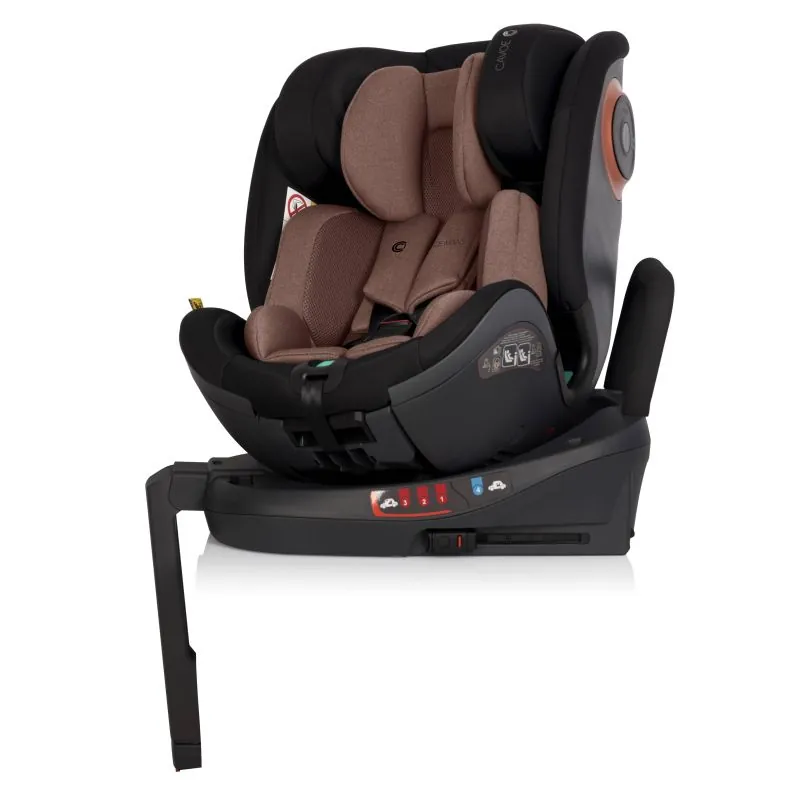 Automobilinė kėdutė Cavoe Le Mans Isofix 360, 0-36kg, Terracotta