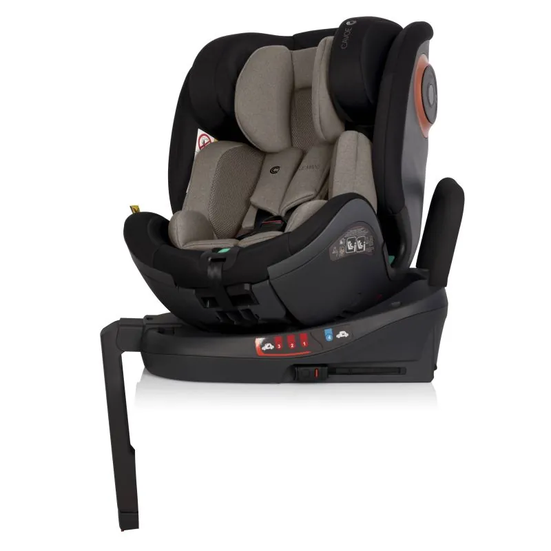 Automobilinė kėdutė Cavoe Le Mans Isofix 360, 0-36kg, Taupe