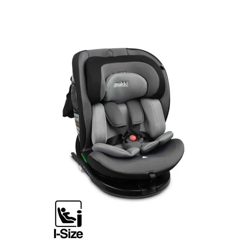 Autokėdutė Caretero Mokki I-size 0-36 kg. 360., Grey