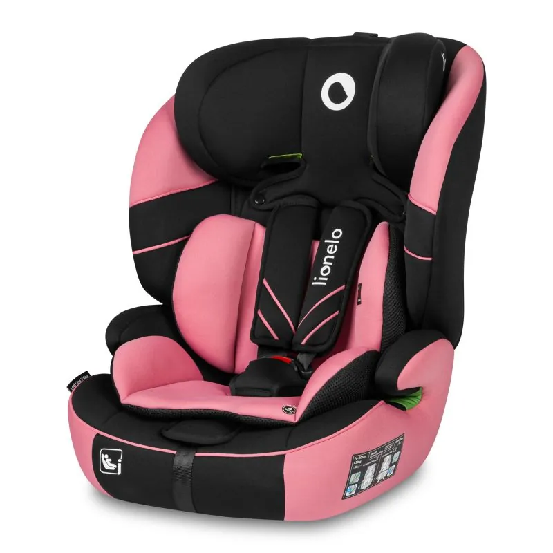 Autokėdutė Lionelo Levi one I-size 9-36 kg, Pink rose