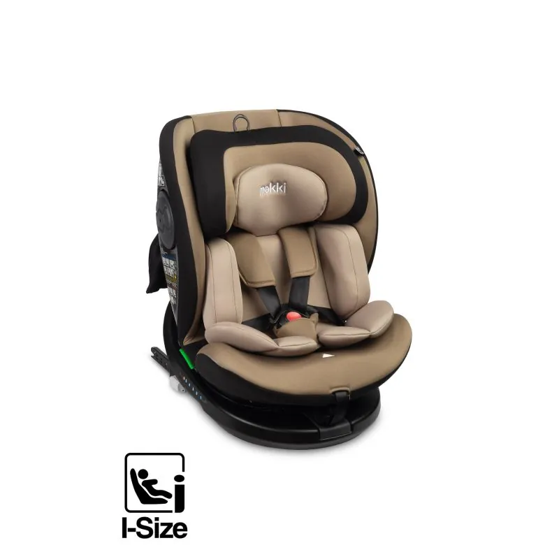 Autokėdutė Caretero Mokki I-size 0-36 kg. 360., Beige