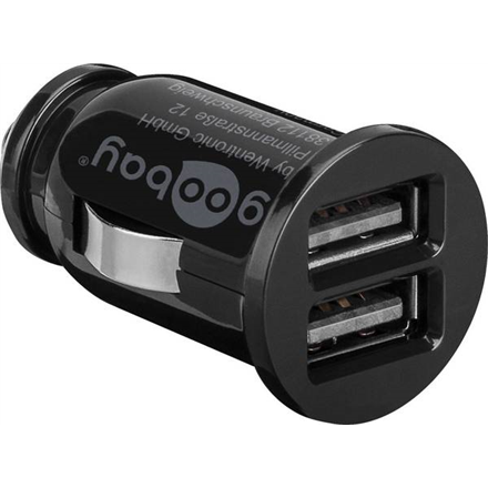 Goobay Dual USB car charger 58912 USB 2.0 port A, 3.1 A, 12 V