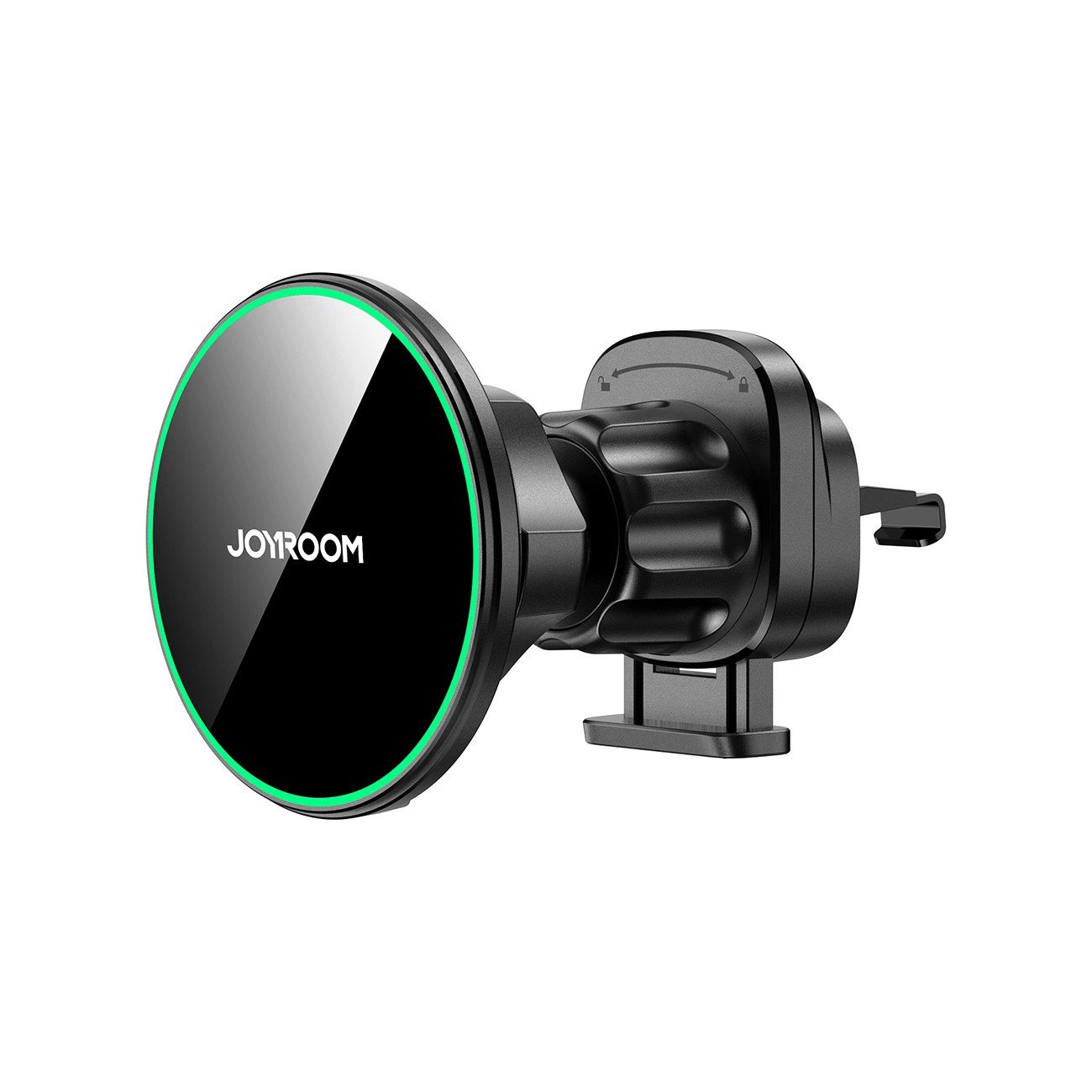 Automobilinis laikiklis-įkroviklis Joyroom JR-ZS412 Qi2 MagSafe 15W juodas
