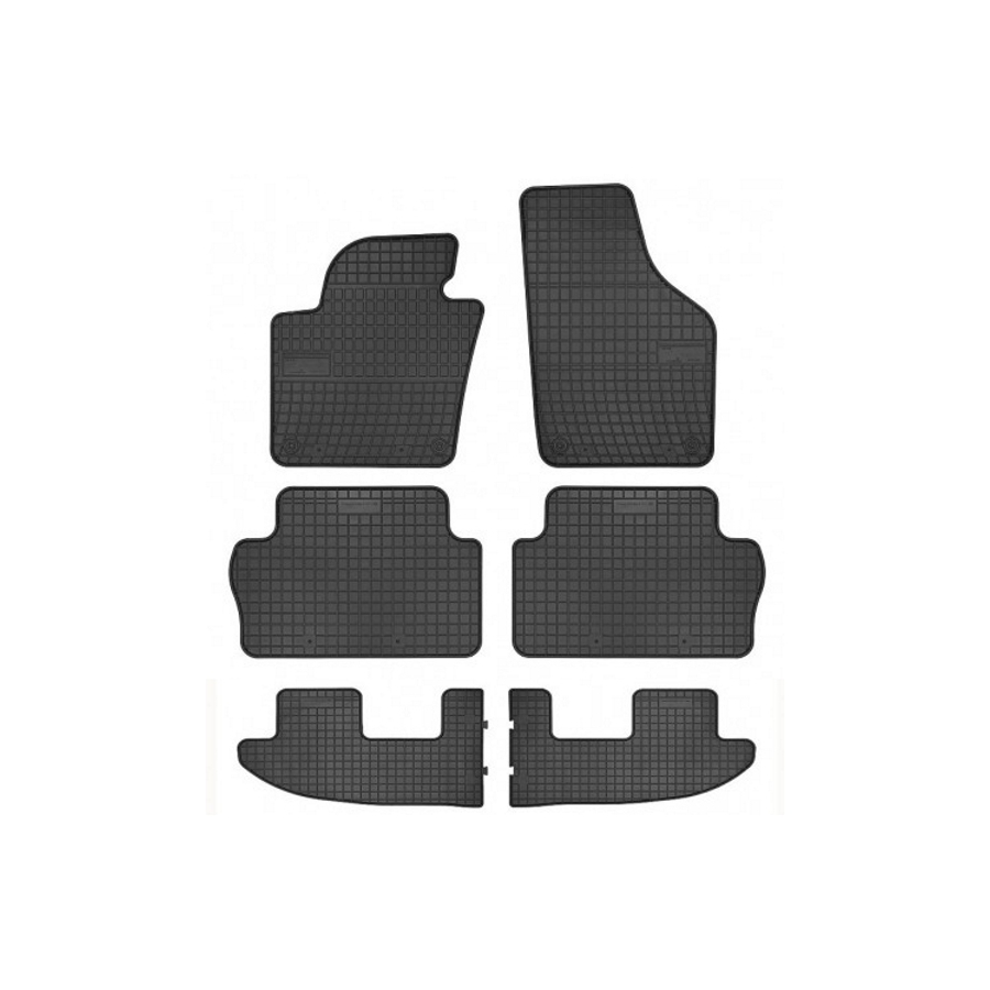 Guminiai kilimėliai ElToro SEAT Alhambra II 2010-2020 (trys eilės) (Be bortelių)