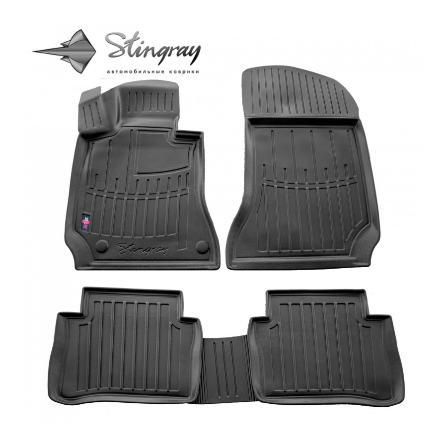 Guminiai 3D kilimėliai MERCEDES BENZ E-Klasė W212 2009-2016 (Juodos spalvos)