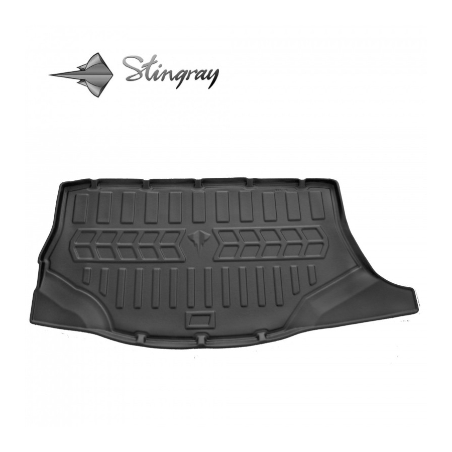 Guminis 3D bagažinės kilimėlis NISSAN Leaf (ZE0) 2010-2017 (Su Subwoofer'iu)