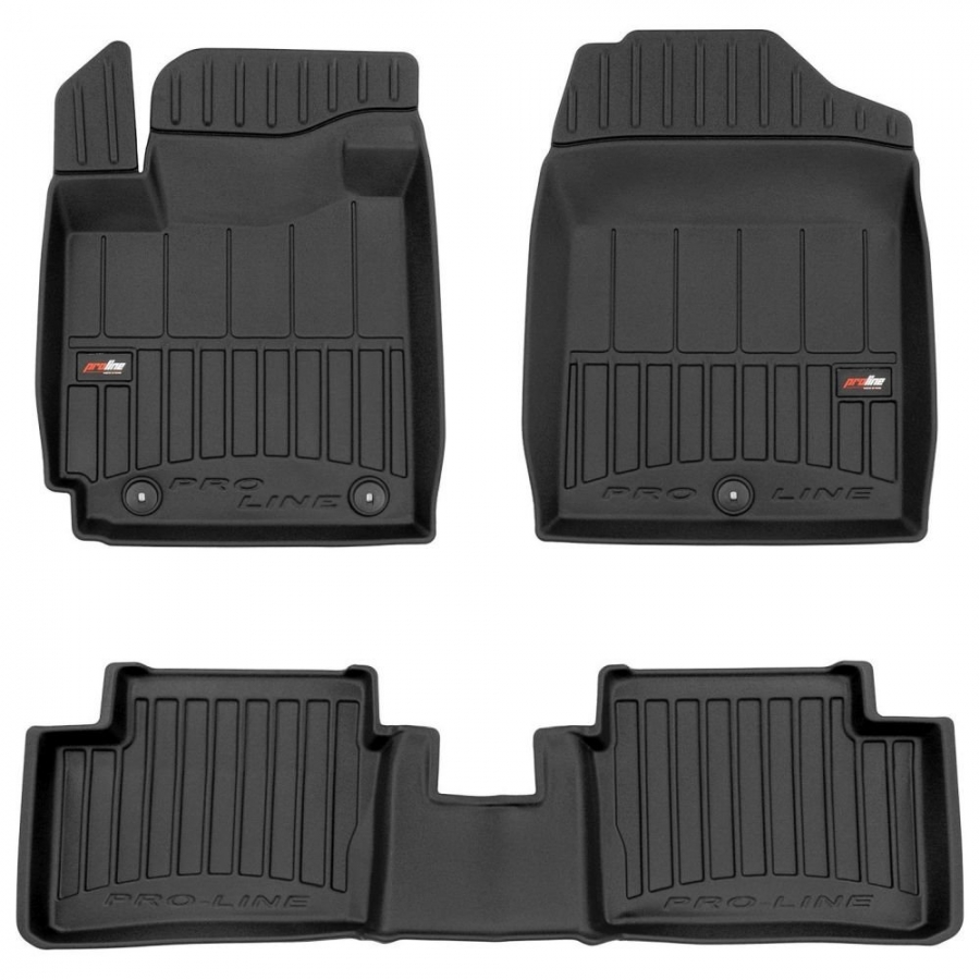 Guminiai kilimėliai Pro-Line 3D KIA Picanto 2011-2017 (Aukštu borteliu)