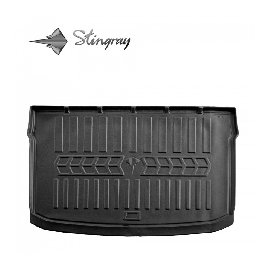 Guminis 3D bagažinės kilimėlis LEXUS RX 2009-2015 (Su standartiniu atsarginiu ratu)