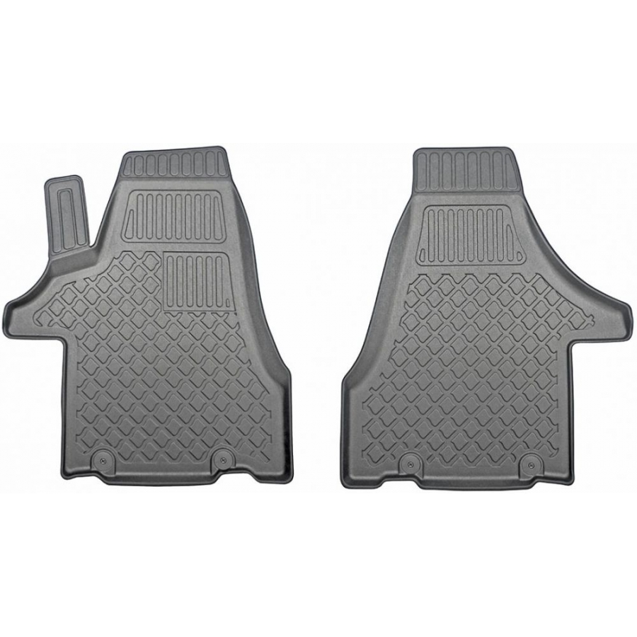 Guminiai (TPE) kilimėliai GuardLiner 3D VOLKSWAGEN Transporter T6.1 2019→ (Priekiniai, Paaukštintais kraštais)