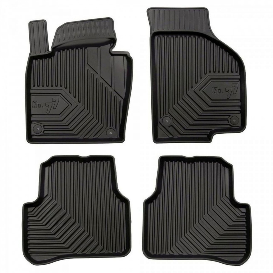 Guminiai kilimėliai No.77 VOLKSWAGEN Passat B7 2010-2014 (Su borteliais)
