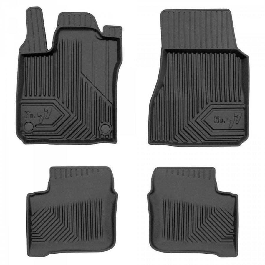 Guminiai kilimėliai No.77 SMART ForFour II 2014→ (Su borteliais)