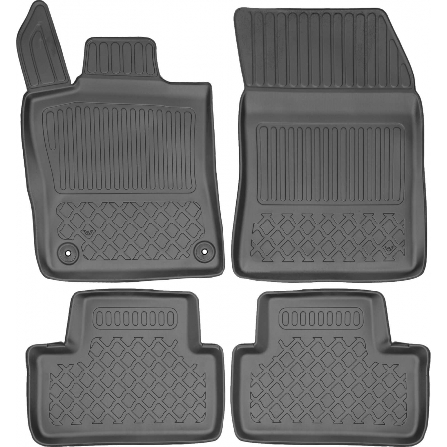 Guminiai (TPE) kilimėliai GuardLiner 3D CITROEN DS4 2021→ (Paaukštintais kraštais)