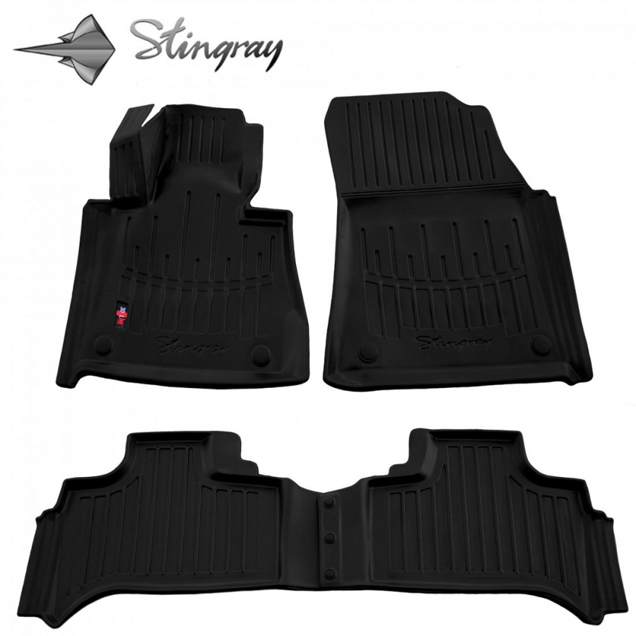 Guminiai 3D kilimėliai BMW X5 E53 1999-2006 (Juodos spalvos)