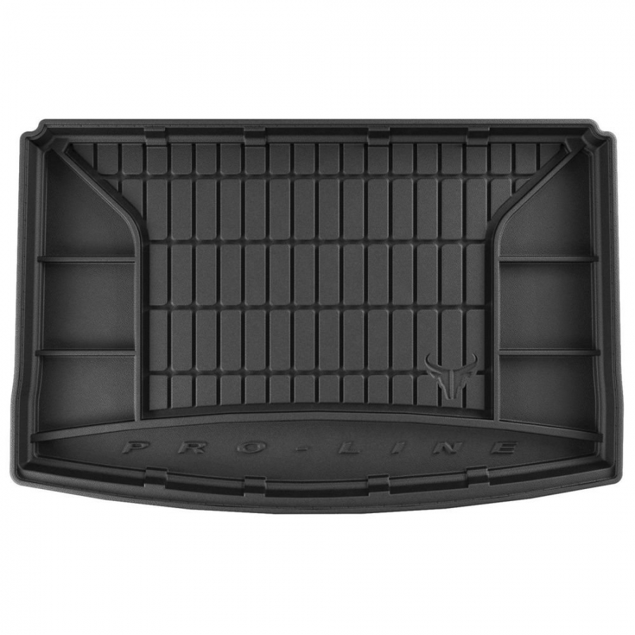 Guminis bagažinės kilimėlis Pro-Line VOLKSWAGEN Golf Plus 2005-2014 (Apatinė dalis, Su skyreliais daiktams)