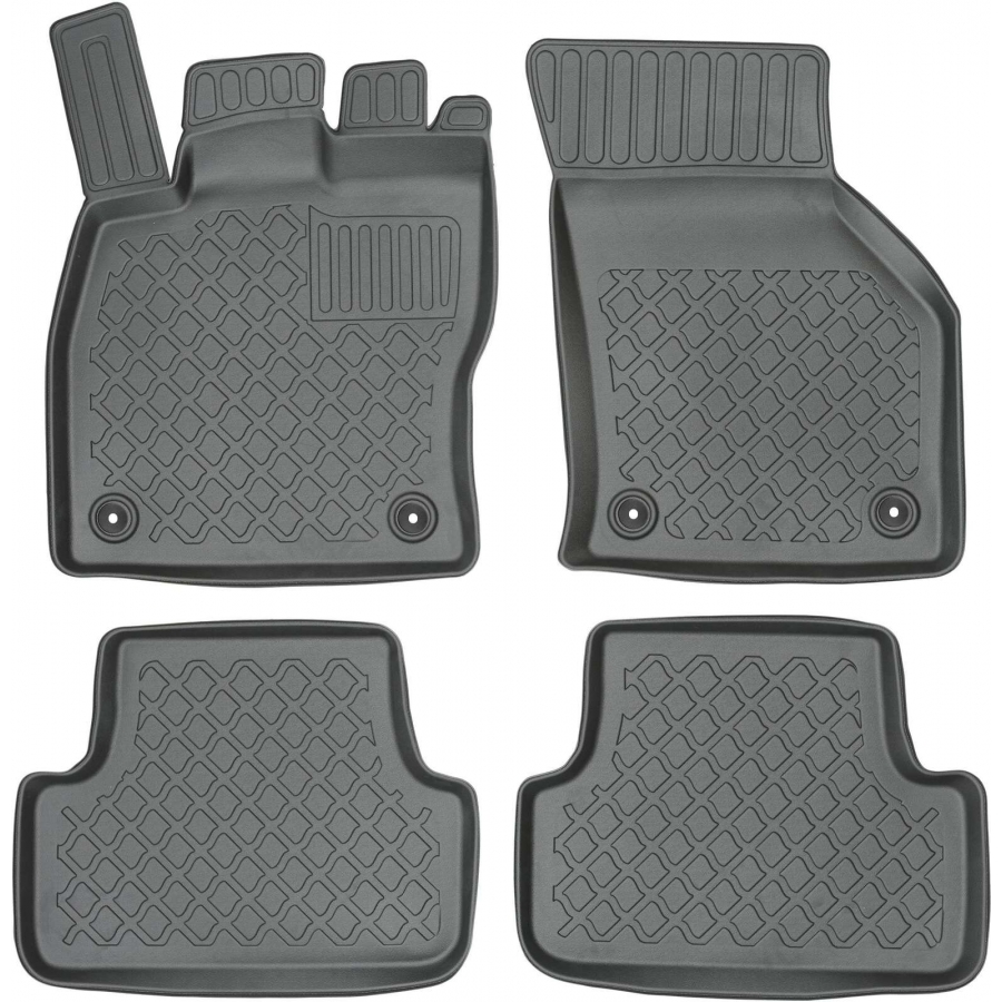 Guminiai (TPE) kilimėliai GuardLiner 3D SEAT Leon III 2012-2020 (Paaukštintais kraštais)
